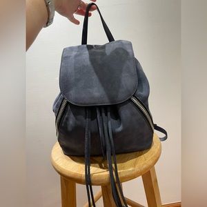 Rebecca Minkoff Suede Drawstring Backpack